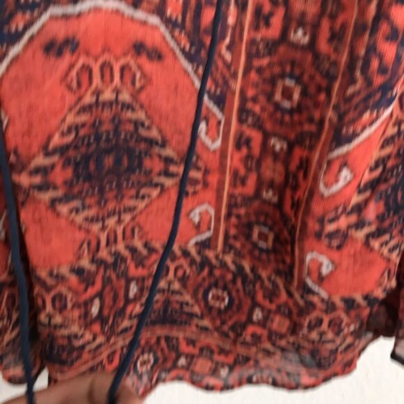 Miss me‎ boho flared sleeve sheer blouse - Picture 9 of 9